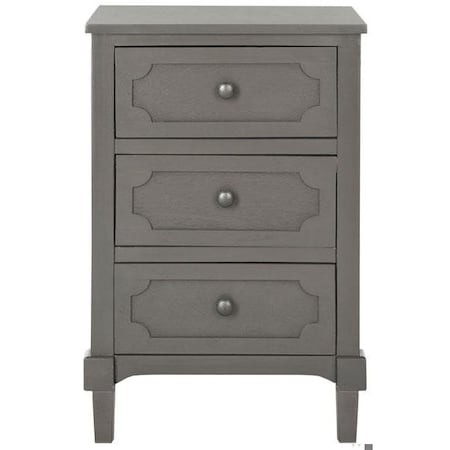 Safavieh Rosaleen Side Chest- Grey - 26.75 x 13.5 x 17 in. AMH5723A